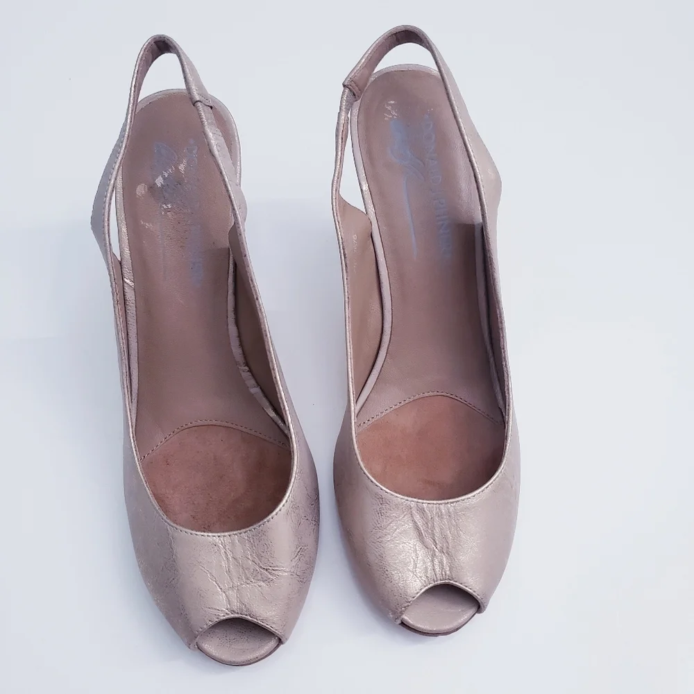 Donald J. Plunder Papina Slingback Kitten Heels